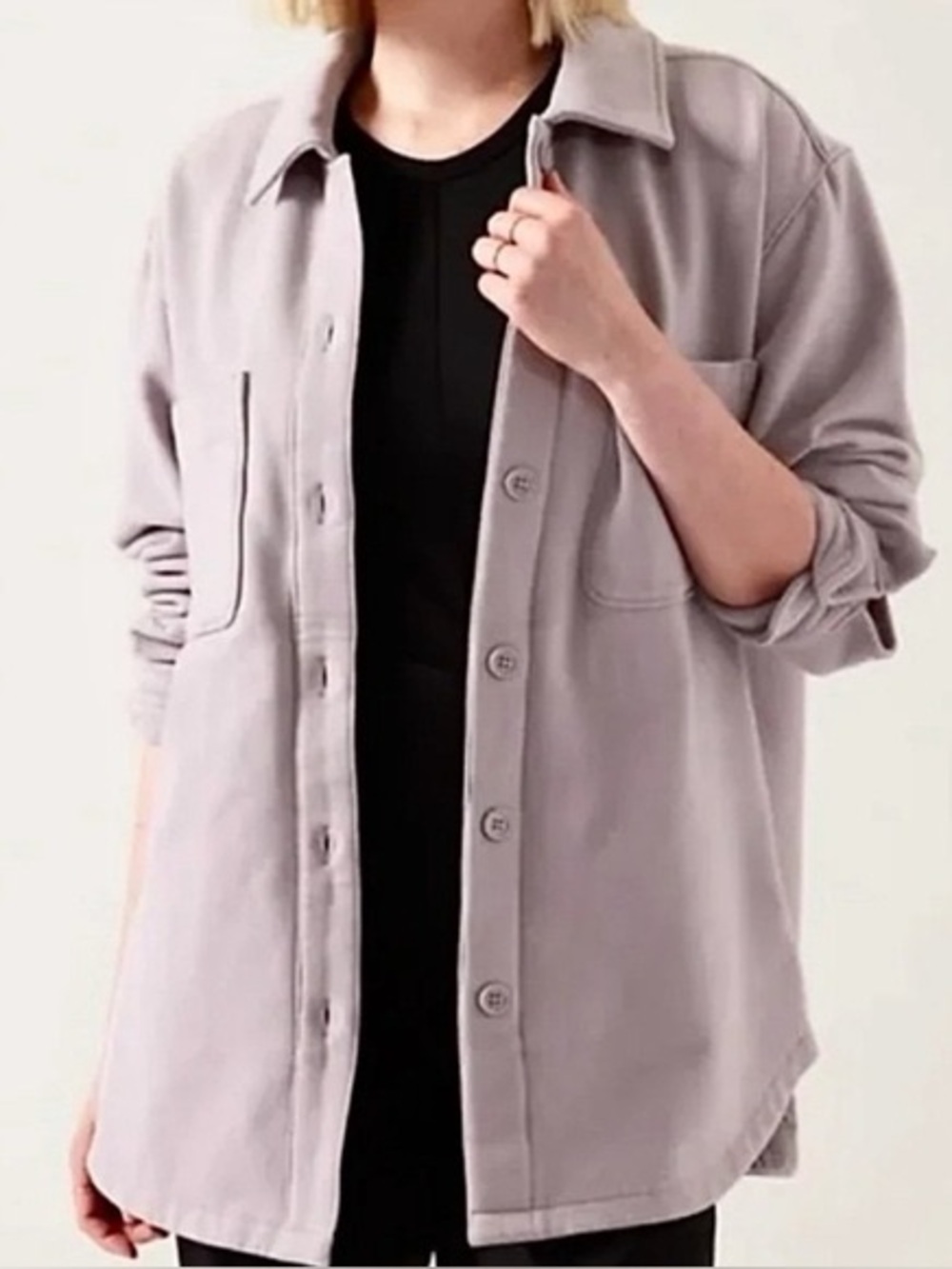Athleta Light Purple Shacket